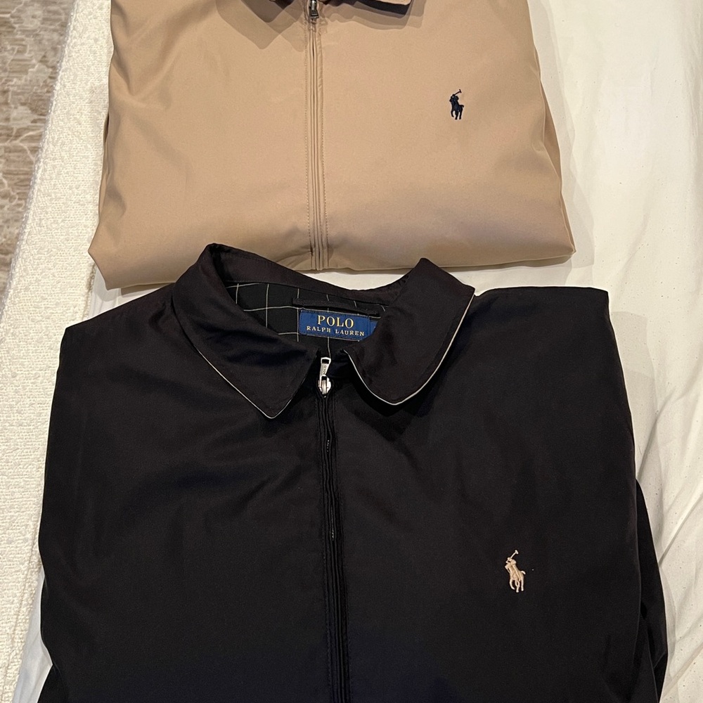 Ralph Lauren Polo Jackets in Black and Beige